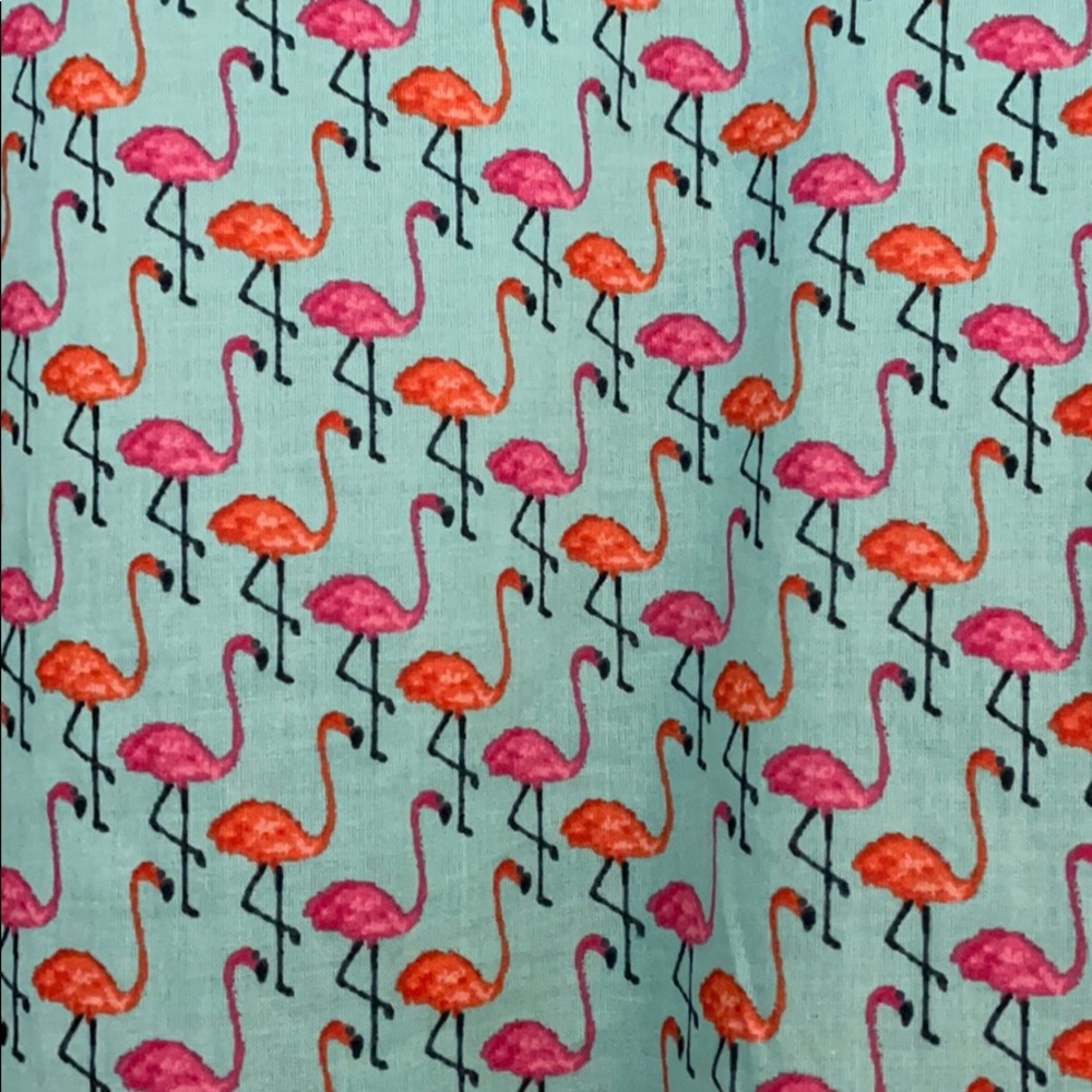 Talbots size small Flamingo print top - Picture 2 of 4